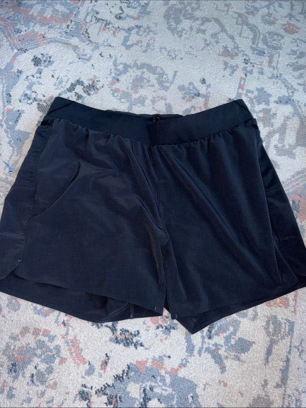 Rabbit running shorts  Black Elastic Waist Shorts size large